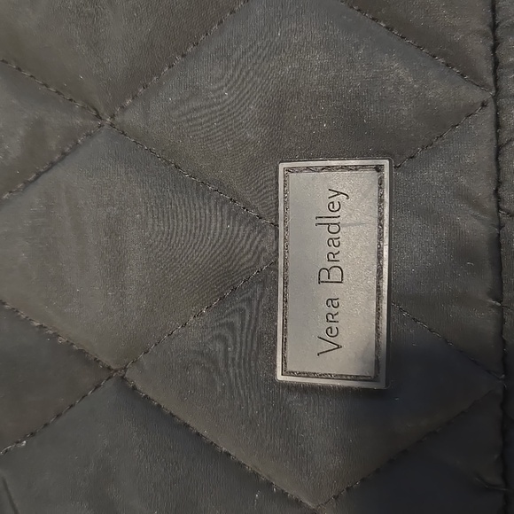 VERA BRADLEY ULTRALIGHT QUILTED HIPSTER CROSSBODY BAG IN BLACK. - Picture 3 of 13